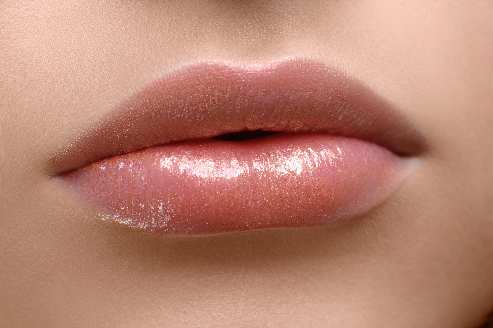 Close-up of red lips after lip enhancement filler at Couture Dermatology and Laser Beverly Hills