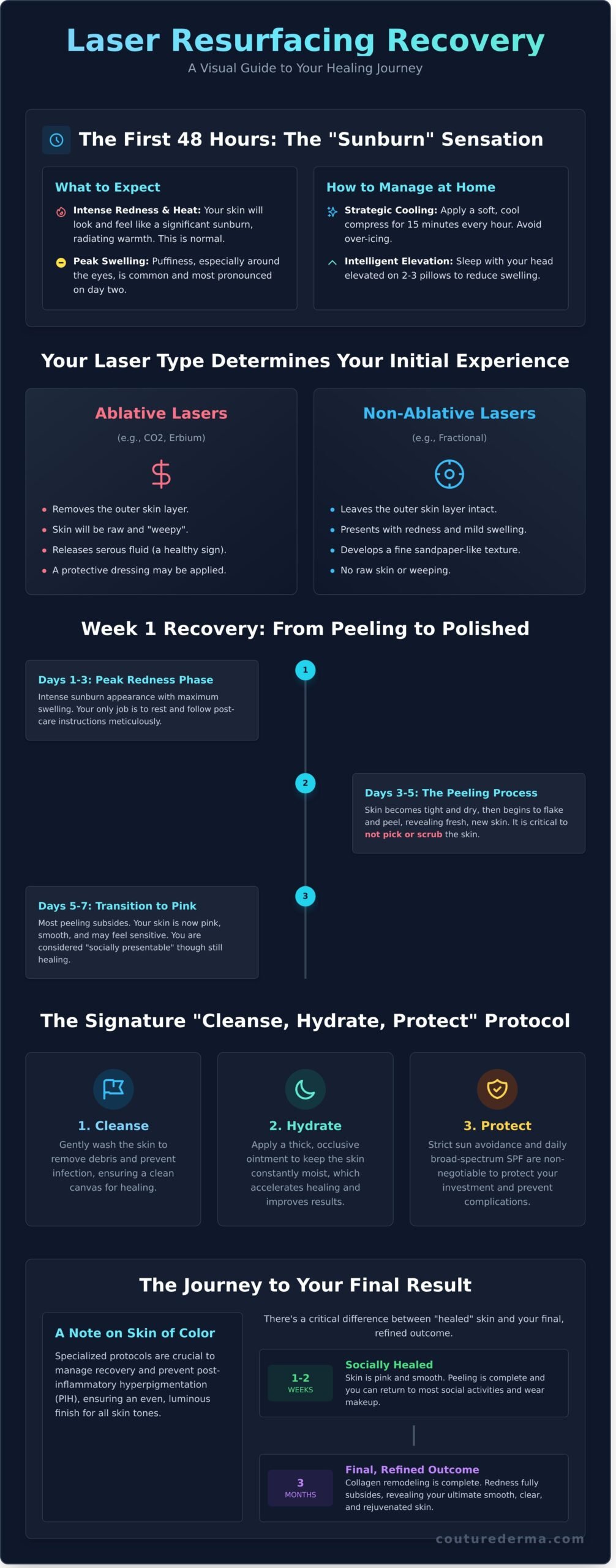 What to Expect After Laser Resurfacing: The Couture Guide to Your Recovery Journey